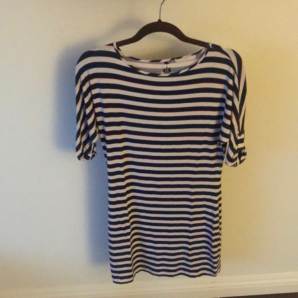 Tart Red/White/Blue stripped mini dress - Size XS